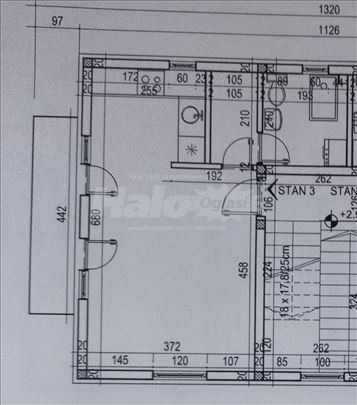 Uknjižen,parking,terasa,pocetak Altine