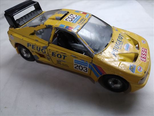 Burago Peugeot 405 Turbo 16,1:24 Italy,za restaura