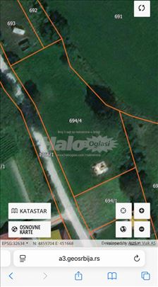 Na prodaju plac 19ari - KONJEVICI 