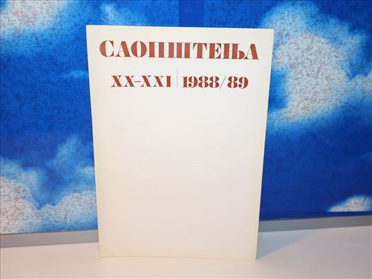 Saopštenja XX-XXI  1988/89