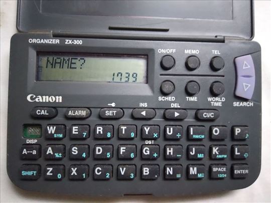 Canon organizer ZX-300,fali 1 tipka