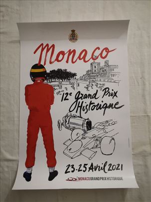 Reklamni plakat za Monaco Grand Prix Historique 