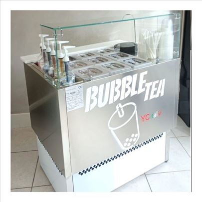 White Bubble Tea Station