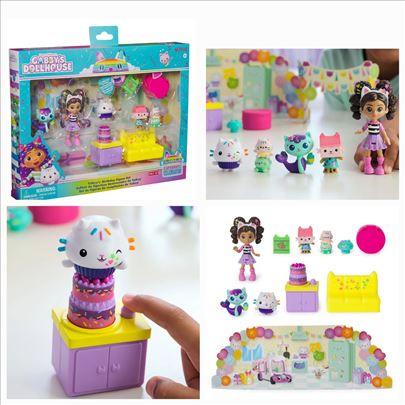 Gabbys Dollhouse rođendan set figura