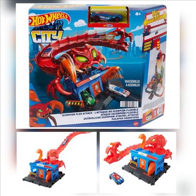Hot Wheels Scorpion Attack 80cm rep savitljiv