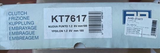 Nekorišćen set kvačila Punto 1.2 8V KT7617 AP