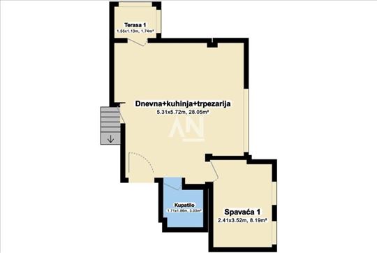 Zgrada iz 2016-e. Stan bez ulaganja, odlične cene.
