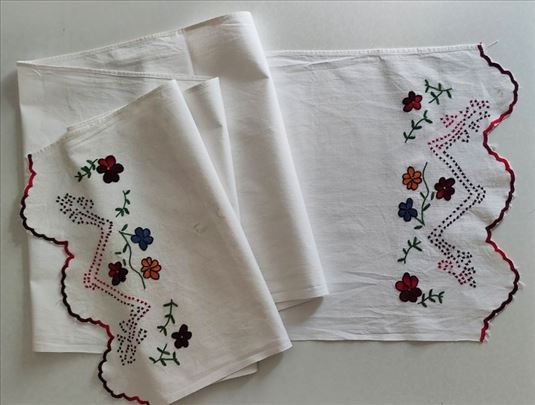 Etno ručno vezeni peškir 200x38 cm