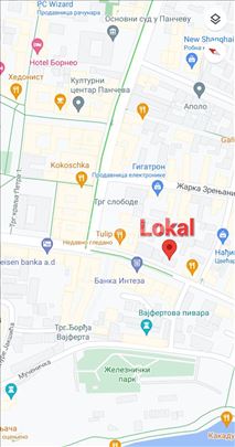 Fenomenalan nov ulični Lokal za izdavanje u centru