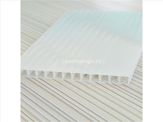 Lexan beli Neprovidan 8mm pločice 31 x 31 novo