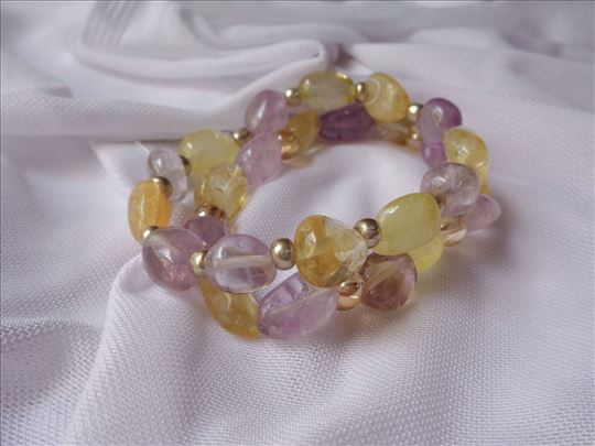 Narukvice od ametista i citrina