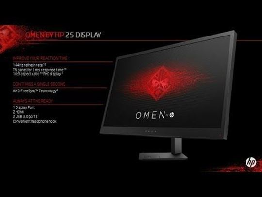 Omen HP 25 Z7Y57AAR 24.5",TN,1920x1080 Full HD 1ms