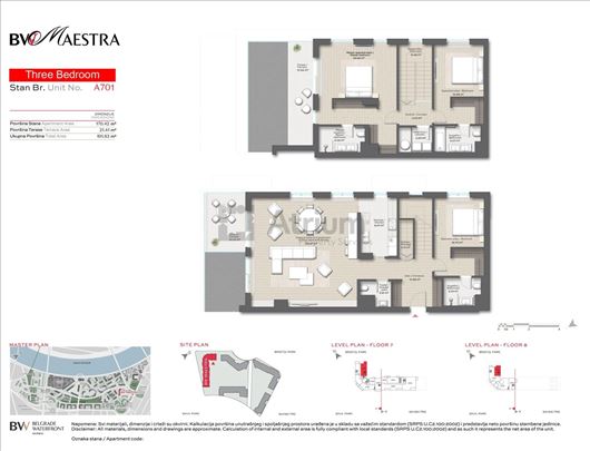 Glamurozan penthaus u zgradi BW Maestra
