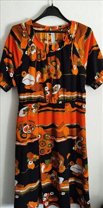 Vintage unikatna haljina vel.M/L