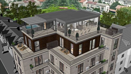 Luksuzni penthouse sa privatnom krovnom terasom