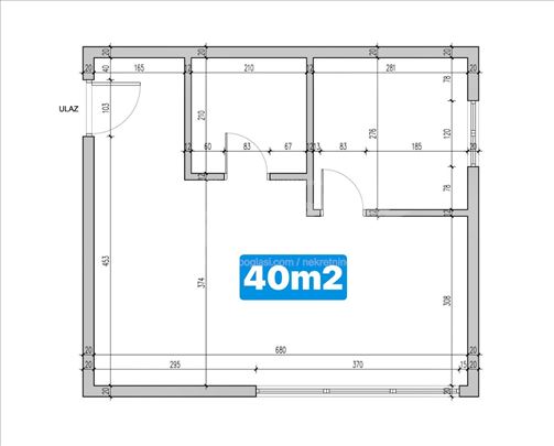 Vinogradska 40m2