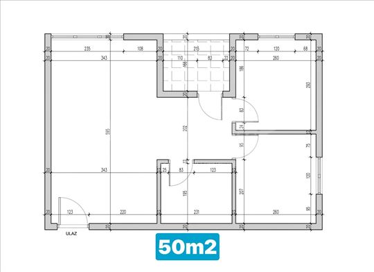 Vinogradska 50m2