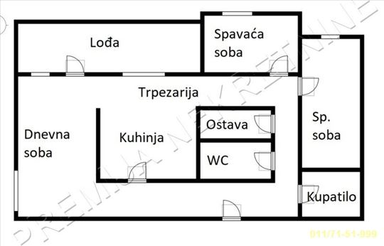 3.0, Blok 22, Bulevar Zorana Đinđića, 74m2