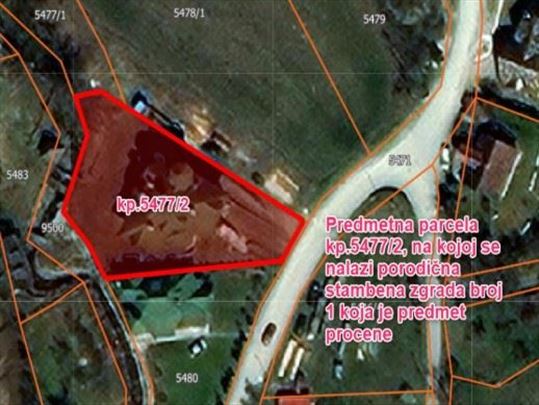 Mokra Gora – Plac sa potokom i započetim objektom 