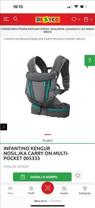 Nova kengur torba 