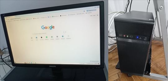 Odličan kompjuter + monitor Philips 21,65 inča