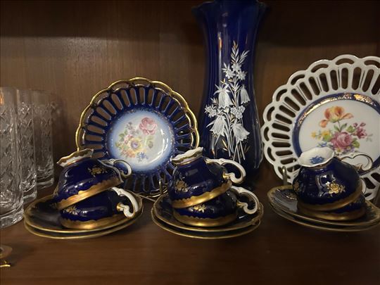 Weimar set pozlacenih soljica za kafu