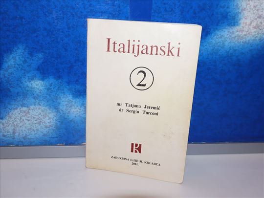 Italijanski 2 Tatjana Jeremić Sergio Turconi