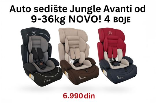 Jungle Avanti autosedište 9-36kg – NOVO!
