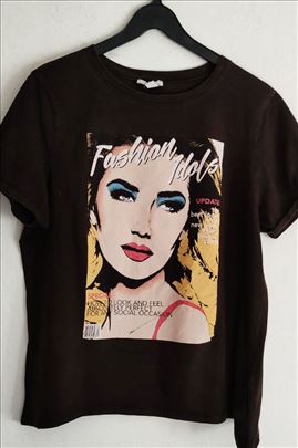 Amisu pamučna štampana majica vel.L/XL