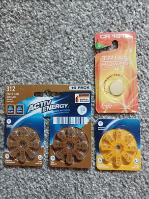 Baterije za slusni aparat i baterija CR1616 TRIAX