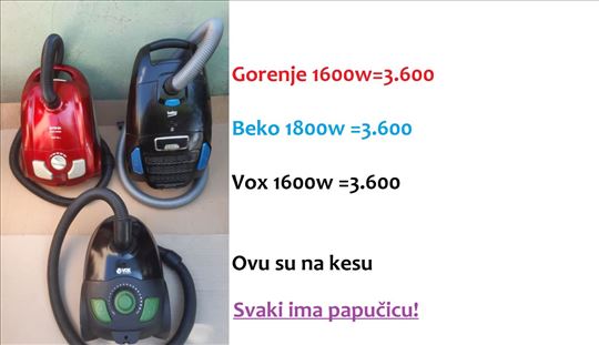   Kvalitetni usisivači iz Nemačke – već od 3.600 