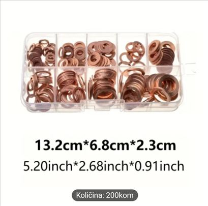 Najpovoljnije Set bakarne podloske podmetaca 200 k