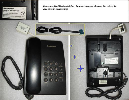 Panasonic fiksni&Bezicni telefon 