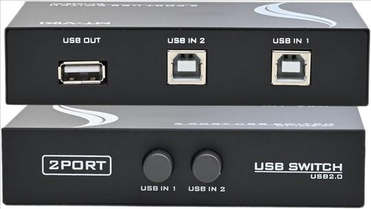 USB manual switch 2.0  2 ulaza 1 izlaz 