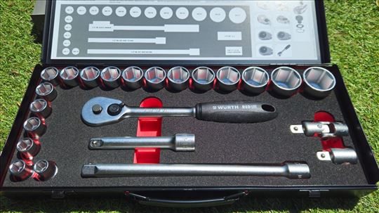 Würth Red Line set nasadnih ključeva