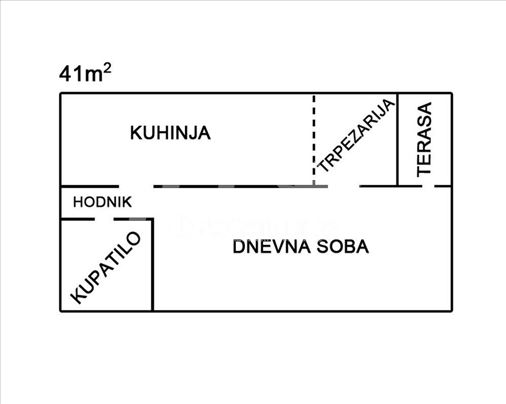 YUBC jednosoban 41m2