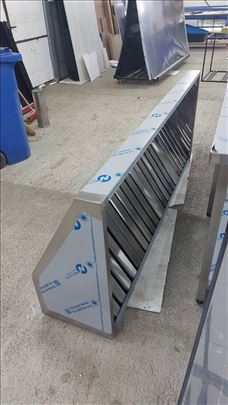Hauba inox 2000x700mm sa filterima
