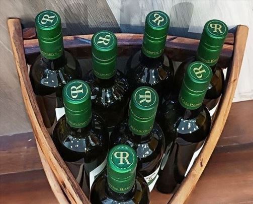 Polica za vino hrast