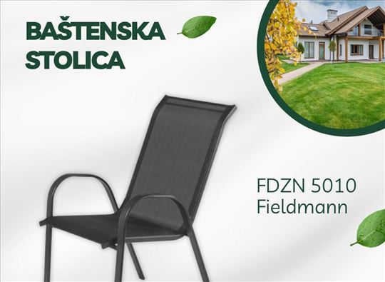 Baštenska stolica Fieldmann FDZN 5010 – crna