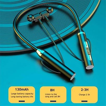 Slušalice Bluetooth K58 oko vrata sa mikrofonom