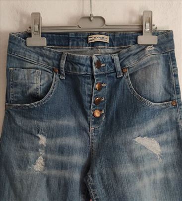 Original Everis Jeans cepane i krpane sa visokim 
