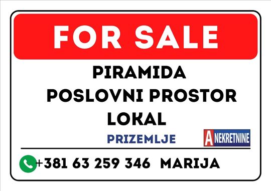 Prodaje se – Lokal TC Piramida  prizemlje
