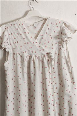 Vintage cvetn haljina na preklop vel.L/XL