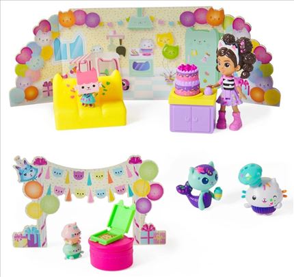 Gabbys Dollhouse Mjaufin Mačkokolačić rođendan set