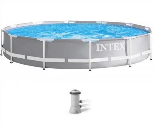 Intex bazen sa pumpom 366x76 novo 2 god garancija