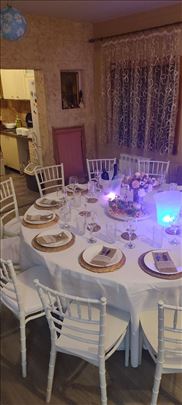 Изнајмљивање опреме за прославе-барски столови итд