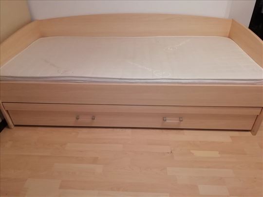 Krevet sa fiokom i dušecima