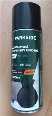Lak u spreju - crni Parkside