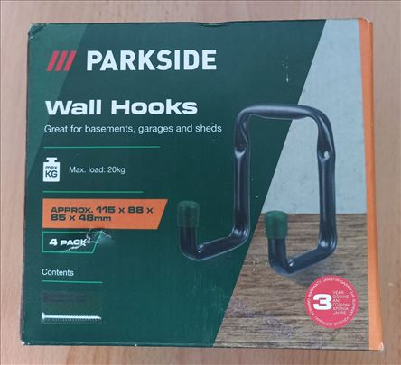 Set zidnih kuka Parkside 