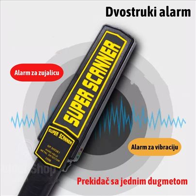 Super skener metal detektor